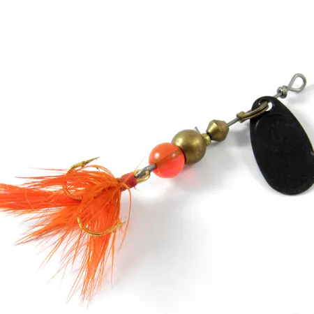 Mepps Black Fury 0 Dressed Blisgė, Juoda/Raudona, 2.4g, Plunksna, #3452