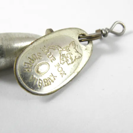 Blue Fox Super Vibrax 0 Foxtail Sukriukė, Sidabrinė, 3.4g, Trišakis, #3460