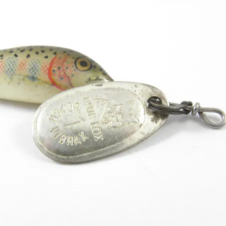 Blue Fox Vibrax Minnow Spin 1 Sukriukė, Sidabras / Upėtakis, 4g, #3462