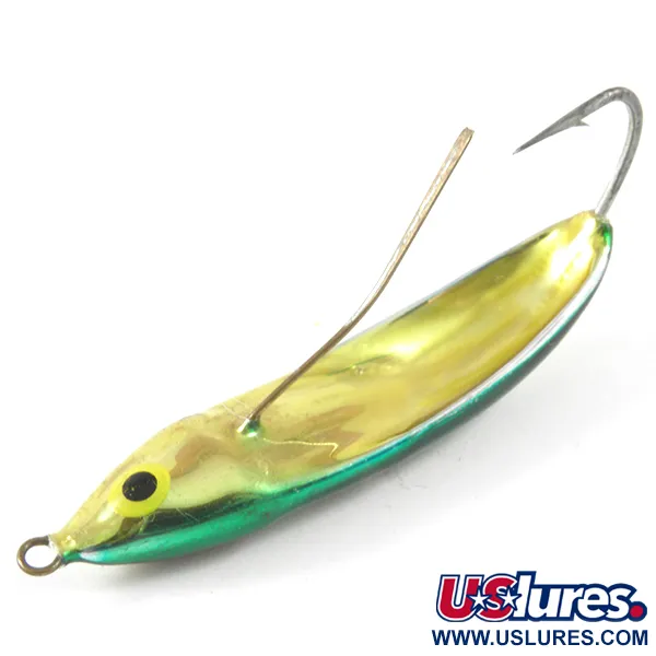 Rapala Minnow Spoon Blizgė, Auksinė / Žalia, 10g, Nežoliuojanti, #3488