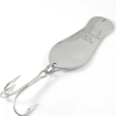 K-B Bait K-B Spoon 2 Blinkė, Nickel, 14g, Vintage USA, #3509
