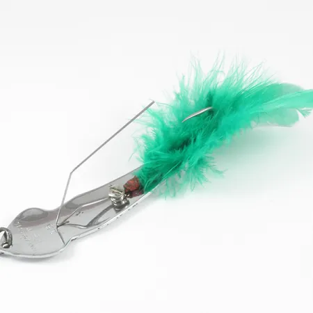 Tony Accetta Pet Spoon 15 Blizgė, Nikelis, 14g, Su apsauga, #3511