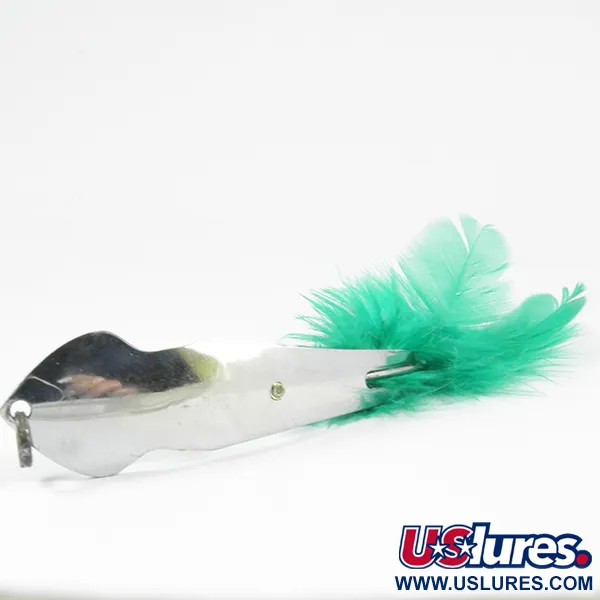 Tony Accetta Pet Spoon 15 Blizgė, Nikelis, 14g, Su apsauga, #3511