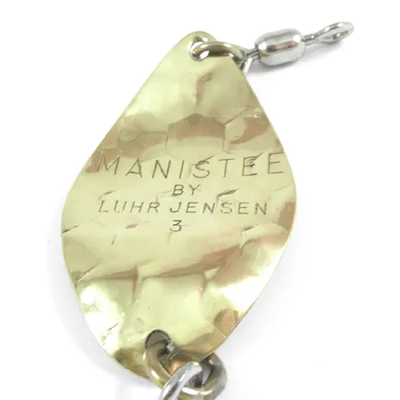 Luhr Jensen Manistee 3 Blivė, Auksinė, 9g, Kalinėta, #3522