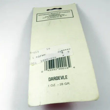 Eppinger Dardevle Blizgė, Raudona/Balta/Nikelis, 28g, Klasika, #3538