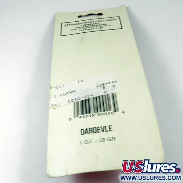 Eppinger Dardevle Blizgė, Raudona/Balta/Nikelis, 28g, Klasika, #3538