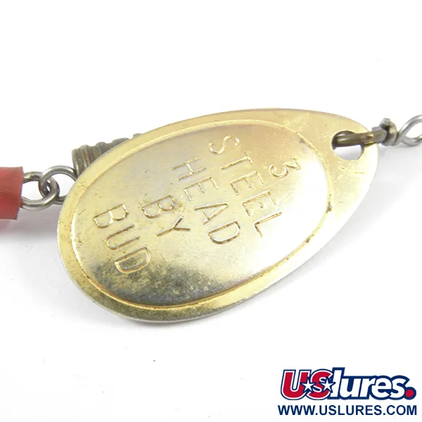 Yakima Bait Steel Head 3 by Bud Sukrutė, Auksinė, 6g, Raudona Mova, #3559