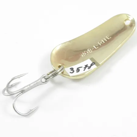 Acme Wob-L-Rite Blizgė, Kalstytas auksas, 7g, Vintage, #3578