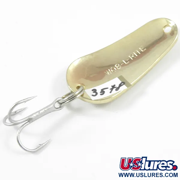 Acme Wob-L-Rite Blizgė, Kalstytas auksas, 7g, Vintage, #3578