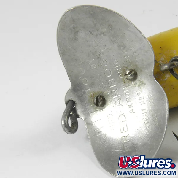 Fred Arbogast Jitterbug Jointed Masalas, Ešerys, 10g, Nariuotinas, #3590