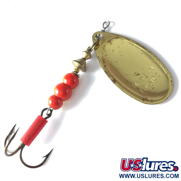 Mepps Aglia 4 Sukriukė, Raudona/Balta/Auksinė, 9g, Kembrikas, #3630