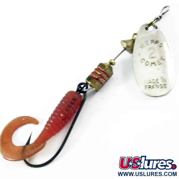 Mepps Combo Killer 2 Suktukė, Sidabras, 5.5g, UV uodegėlė, #3714