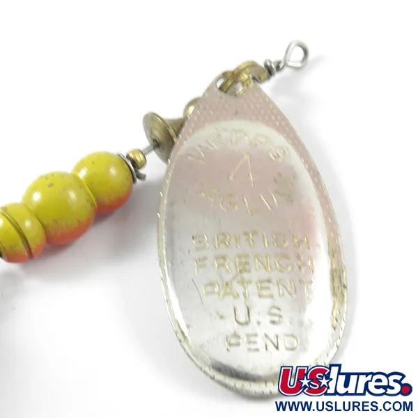 Sukrė Mepps Aglia 4 dressed, Sidabrinė, 10g, Voverės kailis, #3742