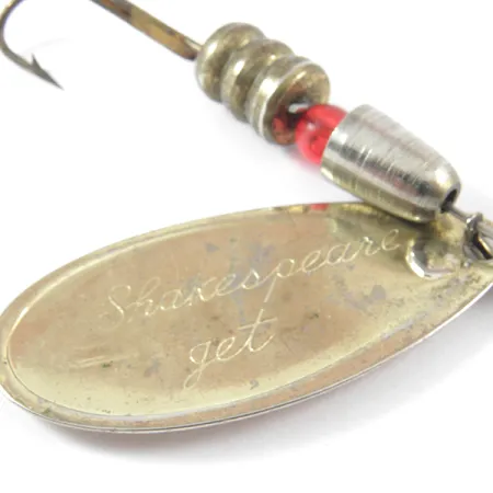 Shakespeare Jet Spinner, Auksinė / Raudona, 12g, Žalvarinis Lapelis, #3745