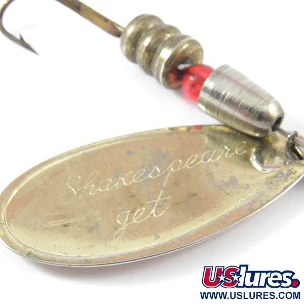 Shakespeare Jet Spinner, Auksinė / Raudona, 12g, Žalvarinis Lapelis, #3745