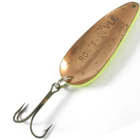 Eppinger Dardevle Rok't Imp UV Vartiklė, Yellow/Copper, 21g, UV, #3757