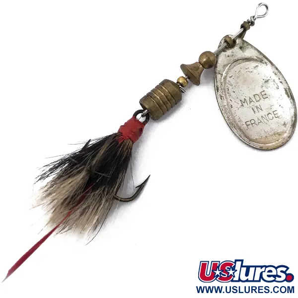 Mepps Aglia 2 dressed (squirrel tail) Sukrė, Sidabrinė, 4.7g, #3763