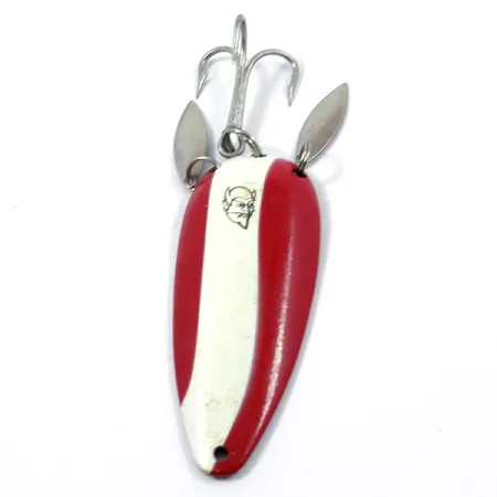 Dardevle Dardevlet Klicker Blizgė, Raudona/Balta/Žalvaris, 21g, #3778