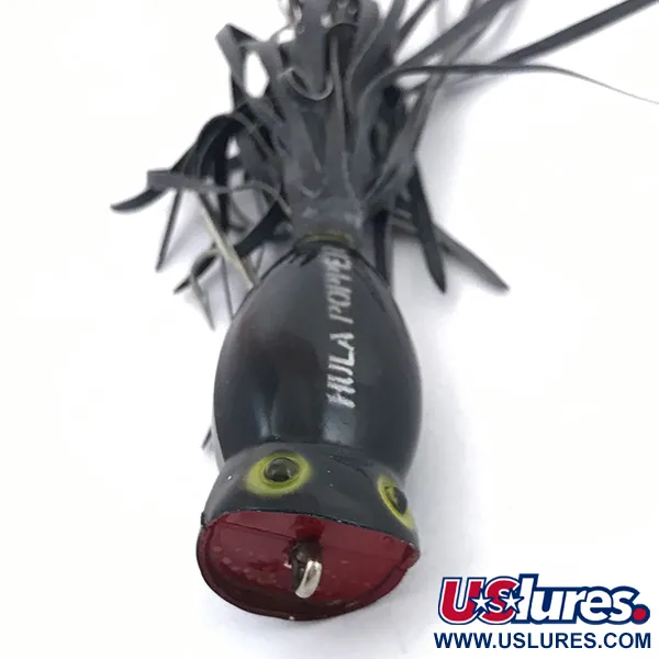 Fred Arbogast Hula Popper Popersas, Juoda / Raudona, 8g, #3788