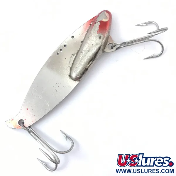 Heddon Sonar 435 Cikada, Nikelis / Raudona, 35g, 3 Skylės, #3794