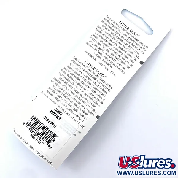 Acme Little Cleo Blizgė, White Pearl / Red, 9.4g, Vinguriuojanti, #3800