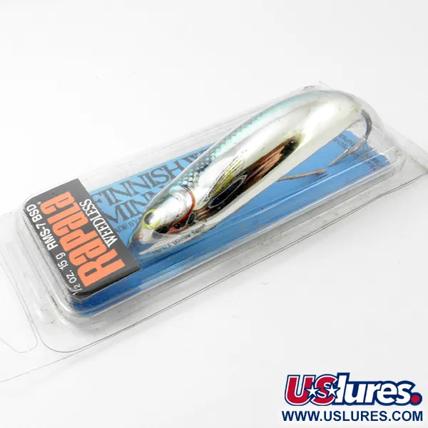Rapala Weedless Minnow Spoon Vartiklė, Mėlyna/Sidabrinė, 15g, #3818