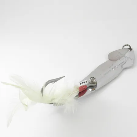 Tony Accetta Pet Spoon 18 Blizgė, Nikelis, 38g, Plunksnos, #3847