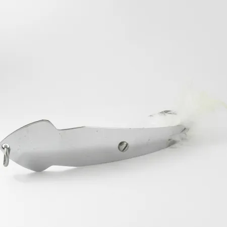 Tony Accetta Pet Spoon 18 Blizgė, Nikelis, 38g, Plunksnos, #3847