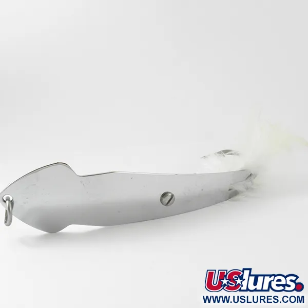 Tony Accetta Pet Spoon 18 Blizgė, Nikelis, 38g, Plunksnos, #3847