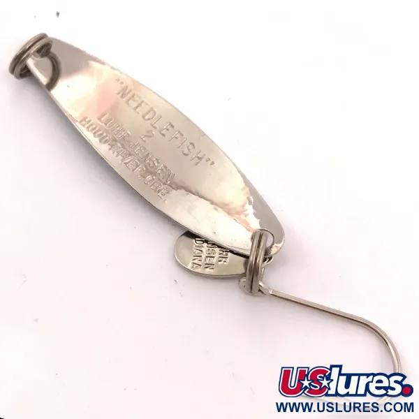 Blizgė Luhr Jensen Needlefish 2, Juoda/Balta/Nikelis, 3g, #3889