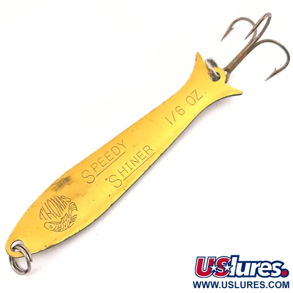 Thomas Speedy Shiner Blizgė velčiavimui, Frog, 5g, Paauksuota, #3891