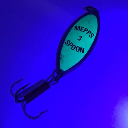 Mepps Spoon 3 Blizgė, Nikelis/Žalia, 13g, Prizminė juosta, #3921