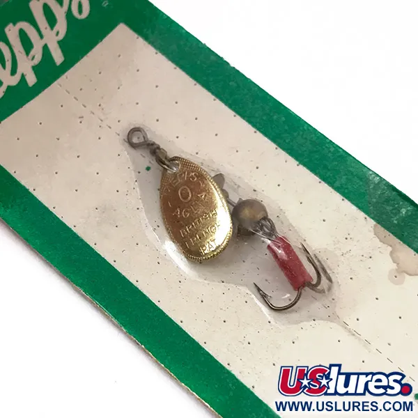 Mepps Aglia 0 Sukrė, Auksinė, 2.5g, Raudonas Vamzdelis, #3927