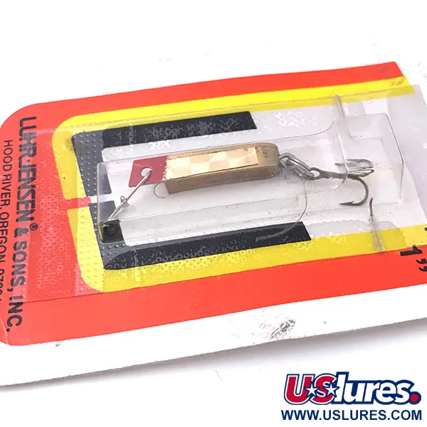 Luhr Jensen Super-Duper 500 Blizgė, Auksinė / Raudona, 1,4g, Vintage, #3932