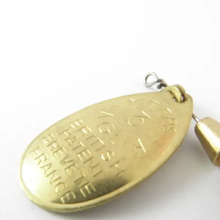 Mepps Aglia 3 Sukriukė, Auksinė, 7g, Vintage 1950s, #3943