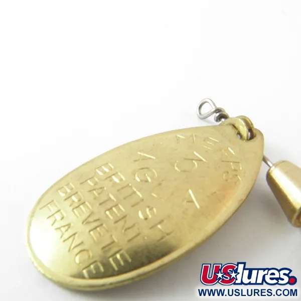 Mepps Aglia 3 Sukriukė, Auksinė, 7g, Vintage 1950s, #3943