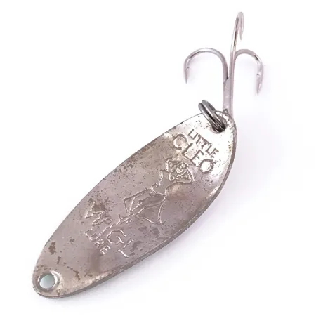 Little Cleo (Hula Girl) Blizgė, Pearl White/Nickel, 10g, Vintage, #3972