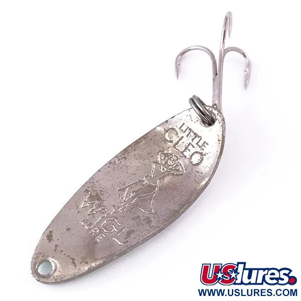 Little Cleo (Hula Girl) Blizgė, Pearl White/Nickel, 10g, Vintage, #3972