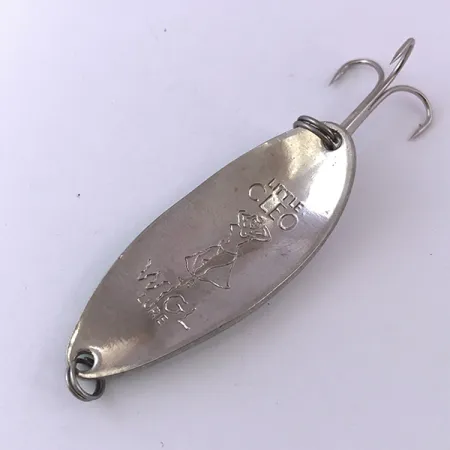 Seneca Little Cleo (Hula Girl) Blizgė, White Pearl/Nickel/Green, 14g, #3975