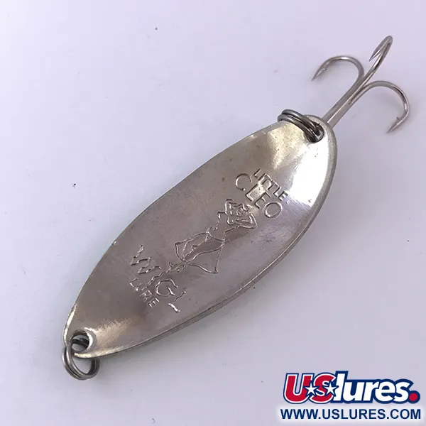 Seneca Little Cleo (Hula Girl) Blizgė, White Pearl/Nickel/Green, 14g, #3975