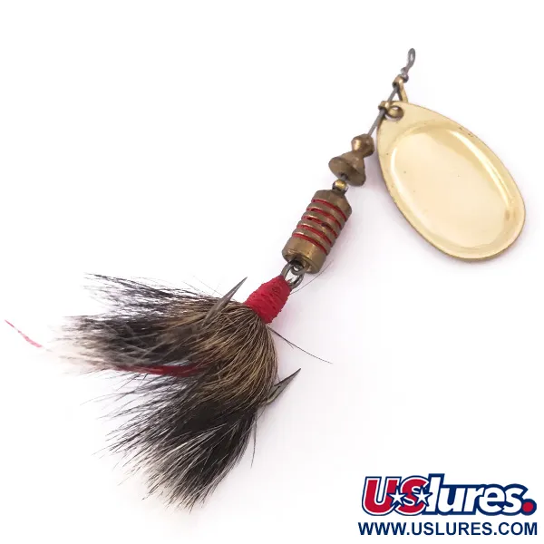 Mepps Aglia 3 Sukrė, Žalvaris, 7,3g, Voverės uodega, #3979