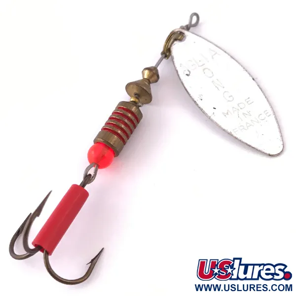 Mepps Aglia Long 2 Sukriukė, Nikelis, 7.4g, Willow lapelis, #3981