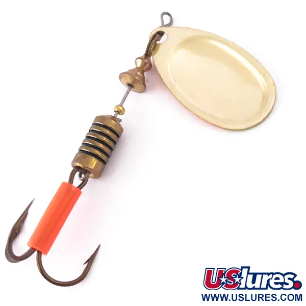 Mepps Aglia 3 UV Sukrė, Geltona/Oranžinė/Auksinė UV, 7g, Fluorescencinė, #3983