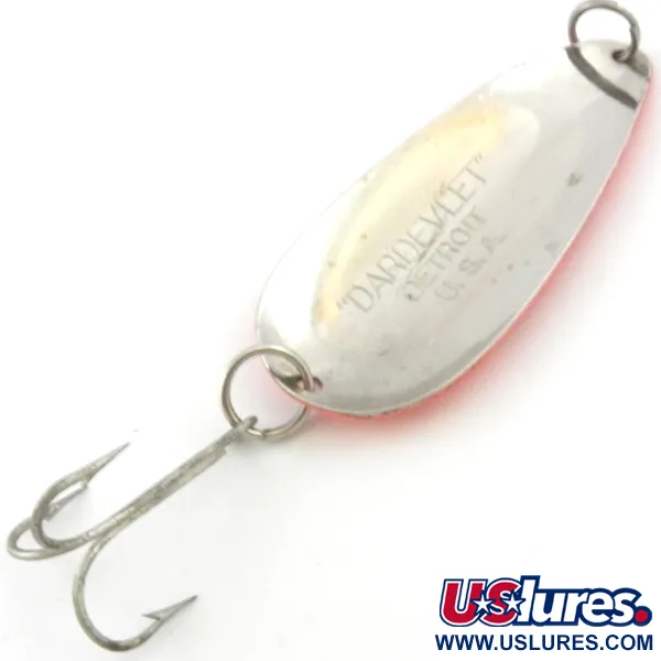 Dardevle Dardevlet Vartiklė, Oranžinė Raudona/Nikelis, 21g, UV, #4010