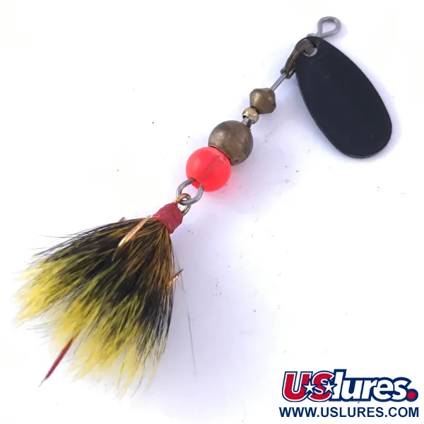 Mepps Black Fury 0 Dressed Sukrė, Juoda / Geltona, 2.4g, #4050