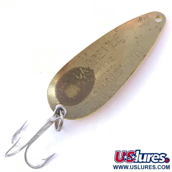 Eppinger Dardevle Imp Blizgė, Five of Diamonds, 11g, Žalvaris, #4062