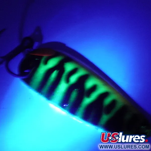 Boss Lures Boss Spoon UV Blizgė, Firetiger UV, 19g, JAV gamybos, #4071