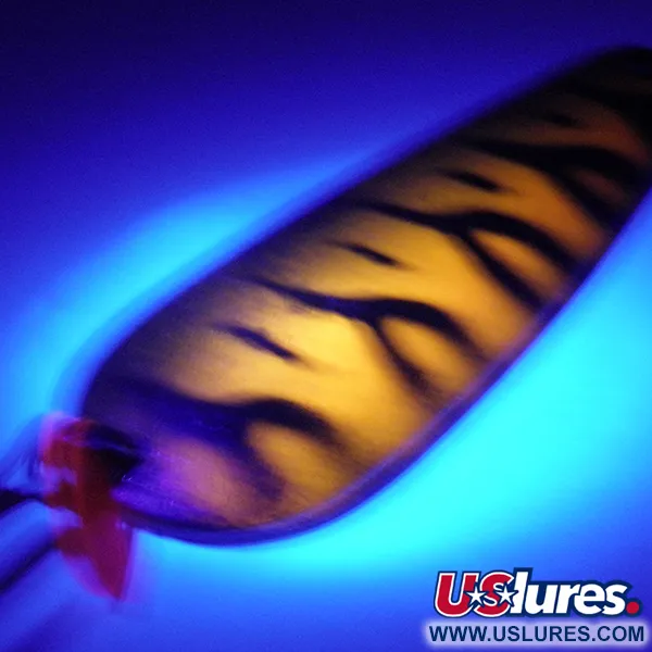 Boss Lures Boss Spoon UV Blizgė, Golden Tiger, 19g, UV danga, #4085