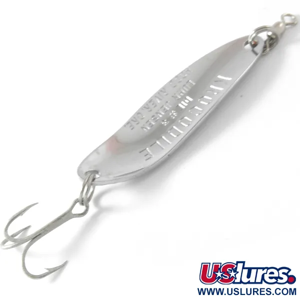 Luhr Jensen Krocodile Die #3 UV Blizgė, Kaltas Nikelis, 9g, JAV, #4089