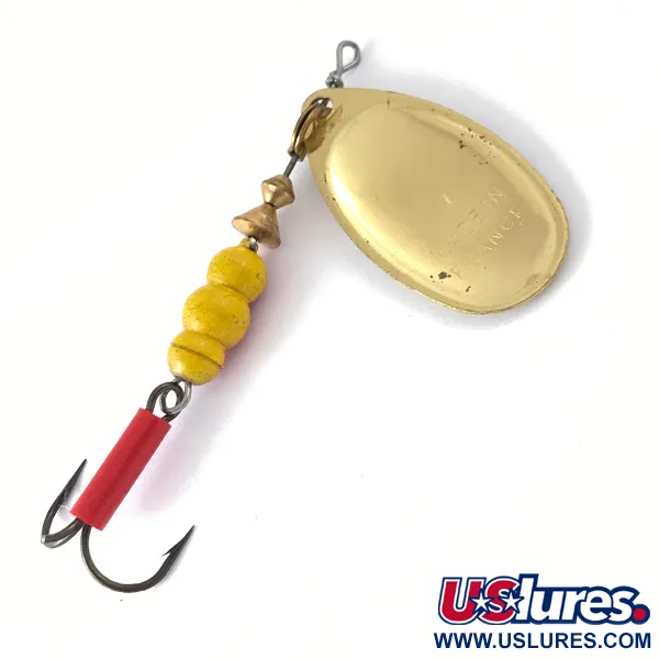 Mepps Aglia 4 Sukre, Auksinė, 9g, Raudonas vamzdelis, #4112